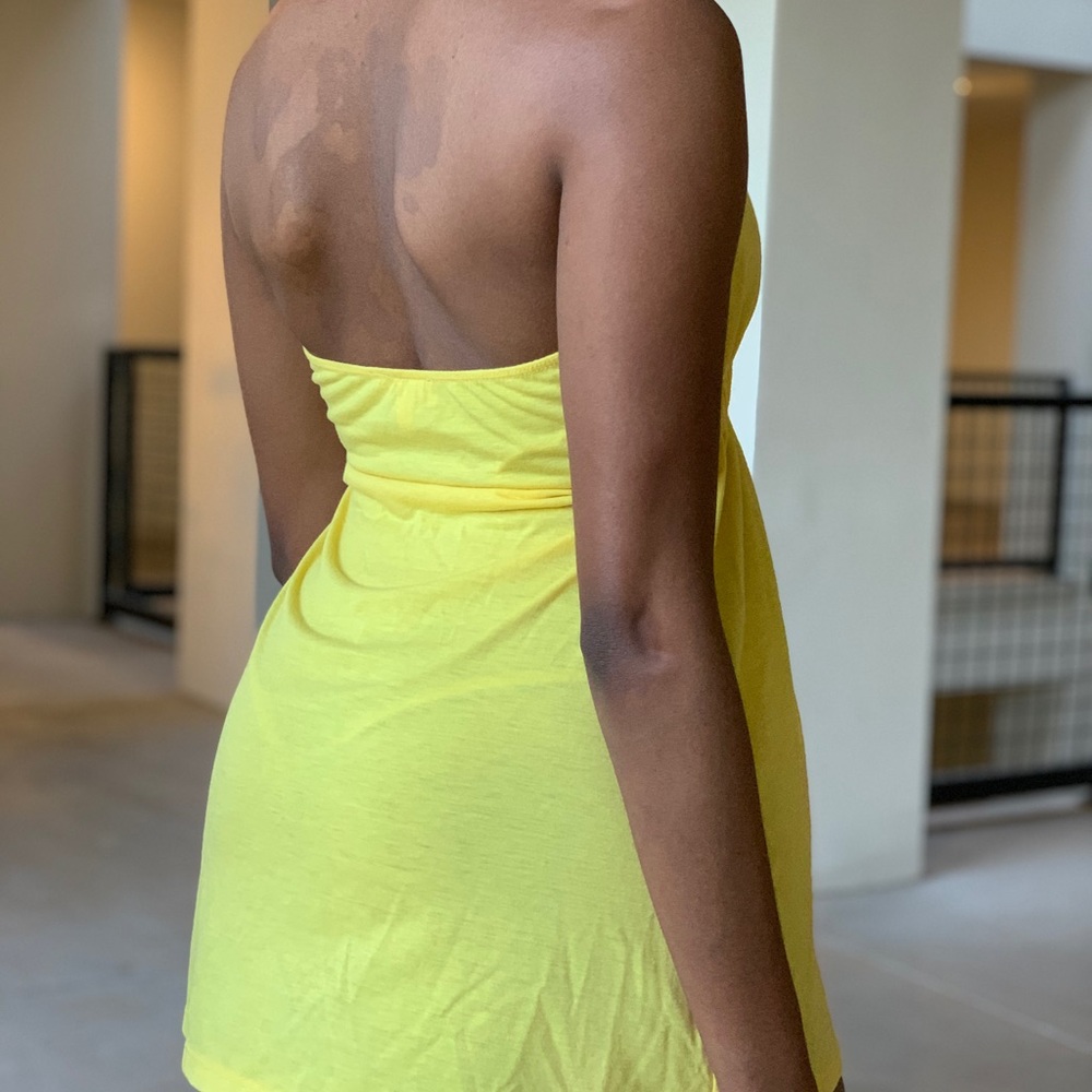 Yellow Versatile Halter With Light Padding - image 3